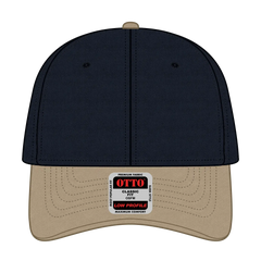 OTTO 19-536 6 Panel Low Profile Baseball Cap - Kha/Nvy/Nvy - Kha/Nvy/Nvy / 6 1/2’’ - 7 5/8’’