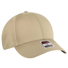 OTTO 19-536 6 Panel Low Profile Baseball Cap - Khaki - Khaki / 6 1/2’’ - 7 5/8’’