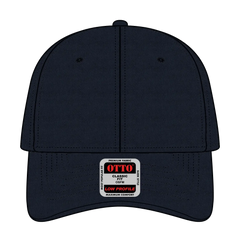 OTTO 19-536 6 Panel Low Profile Baseball Cap - Navy - Navy / 6 1/2’’ - 7 5/8’’
