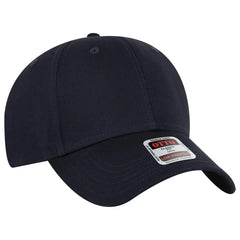 OTTO 19-536 6 Panel Low Profile Baseball Cap - Navy - Navy / 6 1/2’’ - 7 5/8’’