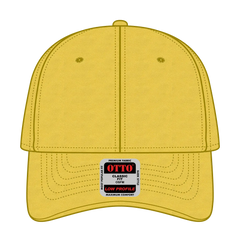 OTTO 19-536 6 Panel Low Profile Baseball Cap - Yellow - Yellow / 6 1/2’’ - 7 5/8’’