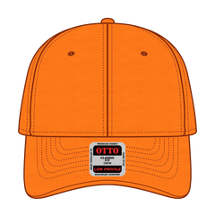 OTTO 19-536 Neon 6 Panel Low Profile Baseball Cap - N. Orange - N. Orange / 6 1/2’’ - 7 5/8’’