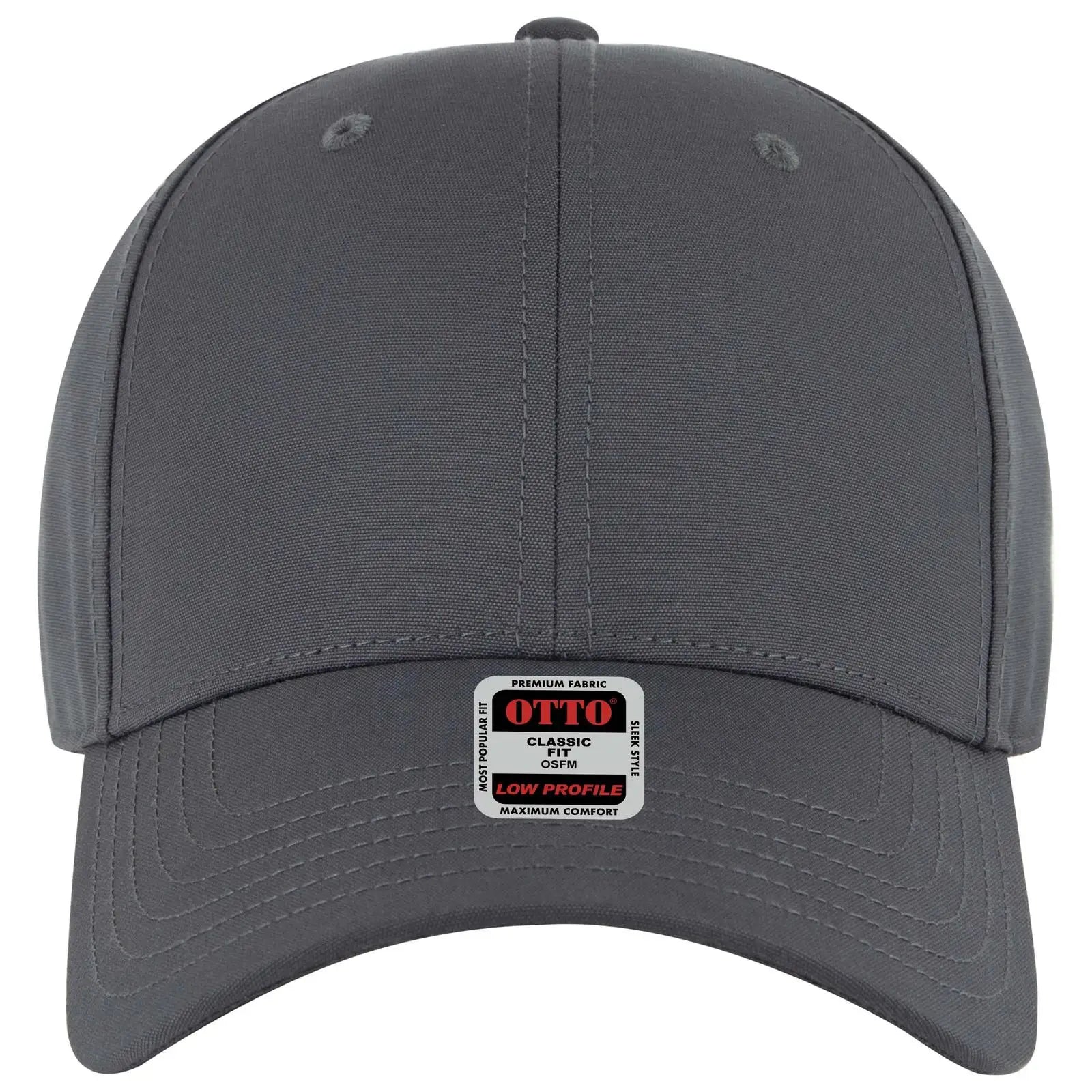 OTTO 19-768 6 Panel Low Profile Baseball Cap - Ch Gry - Ch Gry / 6 1/2’’ - 7 5/8’’