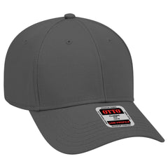 OTTO 19-768 6 Panel Low Profile Baseball Cap - Char. Gray - Char. Gray / 6 1/2’’ - 7 5/8’’