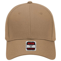 OTTO 19-768 6 Panel Low Profile Baseball Cap - Coyote Brown - Coyote Brown / 6 1/2’’ - 7 5/8’’