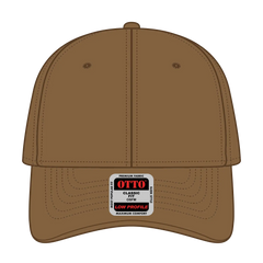OTTO 19-768 6 Panel Low Profile Baseball Cap - Coyote Brown - Coyote Brown / 6 1/2’’ - 7 5/8’’