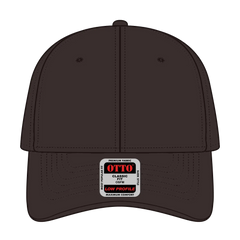 OTTO 19-768 6 Panel Low Profile Baseball Cap - Dk. Brown - Dk. Brown / 6 1/2’’ - 7 5/8’’