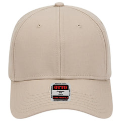 OTTO 19-768 6 Panel Low Profile Baseball Cap - Khaki - Khaki / 6 1/2’’ - 7 5/8’’