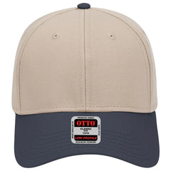 OTTO 19-768 6 Panel Low Profile Baseball Cap - Nvy/Kha/Kha - Nvy/Kha/Kha / 6 1/2’’ - 7 5/8’’