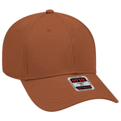OTTO 19-768 6 Panel Low Profile Baseball Cap - Tx. Orange - Tx. Orange / 6 1/2’’ - 7 5/8’’
