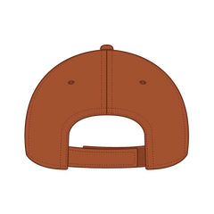 OTTO 19-768 6 Panel Low Profile Baseball Cap - Tx. Orange - Tx. Orange / 6 1/2’’ - 7 5/8’’