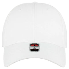 OTTO 19-768 6 Panel Low Profile Baseball Cap - Wht - Wht / 6 1/2’’ - 7 5/8’’