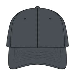 OTTO 19-860 6 Panel Low Profile Baseball Cap - Char. Gray - Char. Gray / 6 1/2’’ - 7 5/8’’