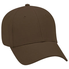 OTTO 19-860 6 Panel Low Profile Baseball Cap - Dk. Brown - Dk. Brown / 6 1/2’’ - 7 5/8’’