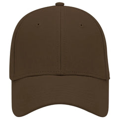OTTO 19-860 6 Panel Low Profile Baseball Cap - Dk. Brown - Dk. Brown / 6 1/2’’ - 7 5/8’’