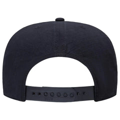 OTTO 1959-1 5 Panel Mid Profile Baseball Cap - Black - Black / 7 3/8’’ - 7 5/8’’