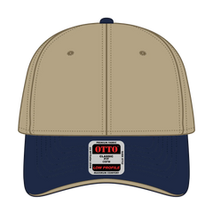 OTTO 23-255 6 Panel Low Profile Baseball Cap - Nvy/Kha/Kha - Nvy/Kha/Kha / 6 1/2’’ - 7 5/8’’