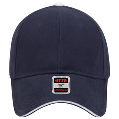 OTTO 23-255 6 Panel Low Profile Baseball Cap - Nvy/Nvy/Wht - Nvy/Nvy/Wht / 6 1/2’’ - 7 5/8’’