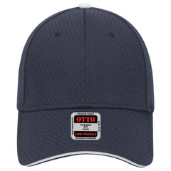 OTTO 23-368 6 Panel Low Profile Baseball Cap - Nvy/Nvy/Wht - Nvy/Nvy/Wht / 6 1/2’’ - 7 5/8’’