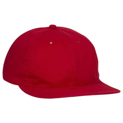 OTTO 24-032 6 Panel Low Profile Baseball Cap - Red - Red / 6 1/2’’ - 7 5/8’’