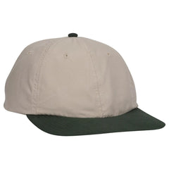 OTTO 24-106 6 Panel Low Profile Baseball Cap - Dk.Grn/Kha - Dk.Grn/Kha / 6 1/2’’ - 7 5/8’’