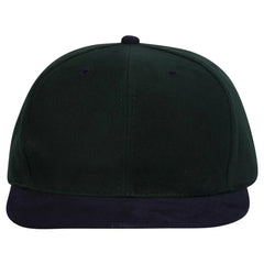 OTTO 27-008 6 Panel Mid Profile Baseball Cap - Nvy/Dk.Grn - Nvy/Dk.Grn / 6 1/2’’ - 7 5/8’’