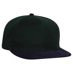 OTTO 27-008 6 Panel Mid Profile Baseball Cap - Nvy/Dk.Grn - Nvy/Dk.Grn / 6 1/2’’ - 7 5/8’’
