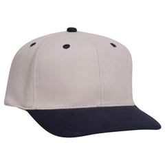 OTTO 27-008 6 Panel Mid Profile Baseball Cap - Nvy/Stn.Gry - Nvy/Stn.Gry / 6 1/2’’ - 7 5/8’’