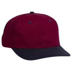 OTTO 27-015 6 Panel Mid Profile Baseball Cap - Nvy/Burg.Marn - Nvy/Burg.Marn / 6 1/2’’ - 7 5/8’’