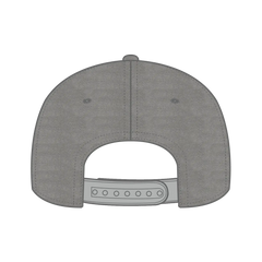 OTTO 27-079 6 Panel Mid Profile Baseball Cap - Gray - Gray / 6 1/2’’ - 7 5/8’’