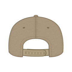 OTTO 27-079 6 Panel Mid Profile Baseball Cap - Khaki - Khaki / 6 1/2’’ - 7 5/8’’