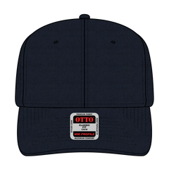 OTTO 27-079 6 Panel Mid Profile Baseball Cap - Navy - Navy / 6 1/2’’ - 7 5/8’’