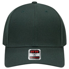 OTTO 27-210 6 Panel Mid Profile Baseball Cap - Dk. Green - Dk. Green / 6 1/2’’ - 7 5/8’’