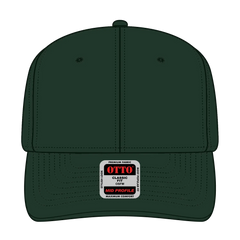 OTTO 27-210 6 Panel Mid Profile Baseball Cap - Dk. Green - Dk. Green / 6 1/2’’ - 7 5/8’’