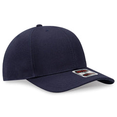 OTTO 27-210 6 Panel Mid Profile Baseball Cap - Navy - Navy / 6 1/2’’ - 7 5/8’’