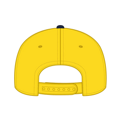 OTTO 27-211 6 Panel Mid Profile Baseball Cap - Nvy/Yel - Nvy/Yel / 6 1/2’’ - 7 5/8’’