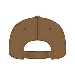OTTO 270-1 Seamless 6 Panel Mid Profile Baseball Cap - Coyote Brown - Coyote Brown / 7 3/8’’ - 7 5/8’’