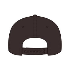 OTTO 270-1 Seamless 6 Panel Mid Profile Baseball Cap - Dk. Brown - Dk. Brown / 7 3/8’’ - 7 5/8’’