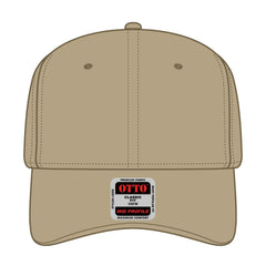 OTTO 270-1 Seamless 6 Panel Mid Profile Baseball Cap - Khaki - Khaki / 7 3/8’’ - 7 5/8’’