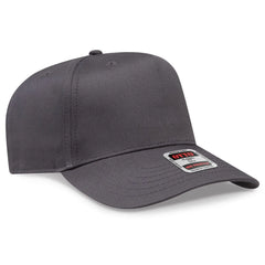 OTTO 31-069 5 Panel Mid Profile Baseball Cap - Char. Gray - Char. Gray / 6 1/2’’ - 7 5/8’’