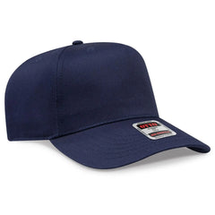 OTTO 31-069 5 Panel Mid Profile Baseball Cap - Navy