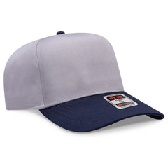 OTTO 31-069 5 Panel Mid Profile Baseball Cap - Nvy/Gry - Nvy/Gry / 6 1/2’’ - 7 5/8’’