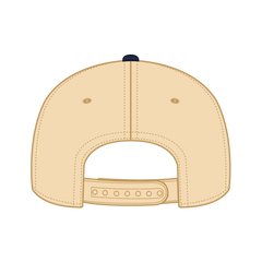 OTTO 31-069 5 Panel Mid Profile Baseball Cap - Nvy/Natrl - Nvy/Natrl / 6 1/2’’ - 7 5/8’’