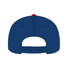 OTTO 31-069 5 Panel Mid Profile Baseball Cap - Red/Ryl - Red/Ryl / 6 1/2’’ - 7 5/8’’