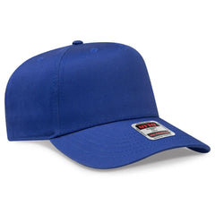 OTTO 31-069 5 Panel Mid Profile Baseball Cap - Royal