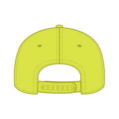 OTTO 31-069 Neon 5 Panel Mid Profile Baseball Cap - N. Yellow - N. Yellow / 6 1/2’’ - 7 5/8’’