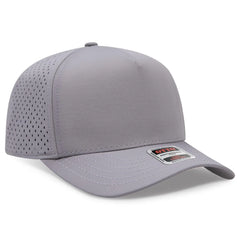 OTTO 31-4 5 Panel Mid Profile Baseball Cap - Gray - Gray / 7 3/8’’ - 7 5/8’’