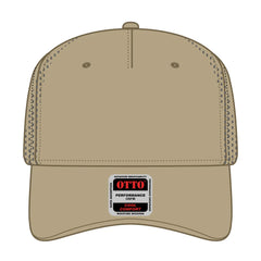 OTTO 31-4 5 Panel Mid Profile Baseball Cap - Khaki - Khaki / 7 3/8’’ - 7 5/8’’