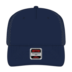 OTTO 31-4 5 Panel Mid Profile Baseball Cap - Navy - Navy / 7 3/8’’ - 7 5/8’’