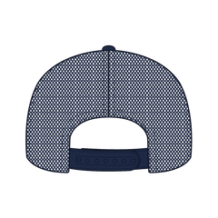 OTTO 32-1 5 Panel Mid Profile Mesh Back Trucker Cap - Navy - Navy / 7 3/8’’ - 7 5/8’’